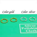 925 Silver Segment Earring Hoop Nose Ring Tragus Cartilage Piercing