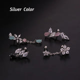 20G CZ Tassel Piercing Ear Stud Earring