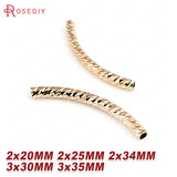 Brass Curved Tube Bracelet Making Jewelry Supplies DIY Findings