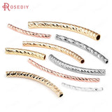 Brass Curved Tube Bracelet Making Jewelry Supplies DIY Findings