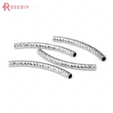 Brass Curved Tube Bracelet Making Jewelry Supplies DIY Findings