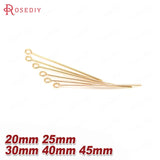 18K Brass Eye Pins Connect Beads Pins High Diy Jewelry Accessories