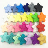 20PC Star Silicone Teething Teether Sunflower Beads Accessories