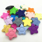 20PC Star Silicone Teething Teether Sunflower Beads Accessories