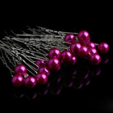 20PC Women Lady Pink Purple Pearls Hair Pins Clips Barrette Hairpins