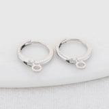 20PCS 12*15MM 14K Brass Round Earrings Hoops Jewelry Making Supplies