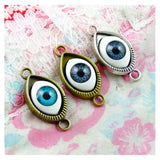 20PCS Eyes Bracelet Connect Charms Jewelry Findings