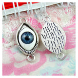 20PCS Eyes Bracelet Connect Charms Jewelry Findings