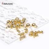 20PCS 14K Plated Brass Jingle Bell Dangle Charm Pendant DIY Bracelet Christmas