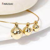 20PCS 14K Plated Brass Jingle Bell Dangle Charm Pendant DIY Bracelet Christmas