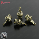 20PCS 17x8MM Crown Charms Pendants Jewelry Making Diy Findings Accessories