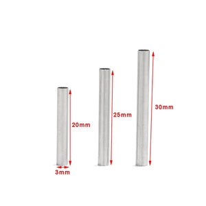 20PCS Silver Stainless Steel Spacer Bead for DIY Jewelry Making