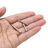20PCS Silver Stainless Steel Spacer Bead for DIY Jewelry Making