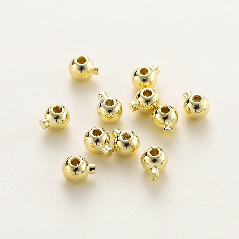20PCS 3*3.5MM Button Earrings, DIY Jewelry Findings