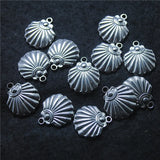 20PCS Stainless Steel Pendants 18X16MM Sea Shell Shape Small Jewelry Findings