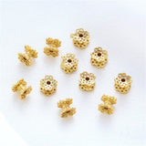 20PCS 4*5MM Brass Spacer Beads for DIY Jewelry Making