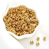 20PCS 4*5MM Brass Spacer Beads for DIY Jewelry Making
