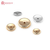20PCS 6x1.5MM 7.5MM 9x2MM 9.5MM Brass Spacer Beads DIY Jewelry
