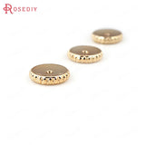 20PCS 6x1.5MM 7.5MM 9x2MM 9.5MM Brass Spacer Beads DIY Jewelry