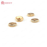 20PCS 6x1.5MM 7.5MM 9x2MM 9.5MM Brass Spacer Beads DIY Jewelry