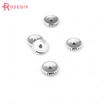 20PCS 6x1.5MM 7.5MM 9x2MM 9.5MM Brass Spacer Beads DIY Jewelry