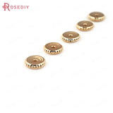 20PCS 6x1.5MM 7.5MM 9x2MM 9.5MM Brass Spacer Beads DIY Jewelry