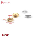 20PCS 6x1.5MM 7.5MM 9x2MM 9.5MM Brass Spacer Beads DIY Jewelry