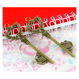 20PCS Antique Bronze Keys Charms Pendants Diy Jewelry Accessories