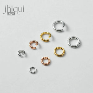 20PCS 925 Sterling Silver Jump Rings & Split Rings DIY Jewelry Making