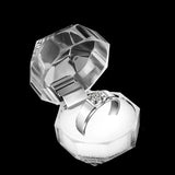 20PCS Acrylic Crystal Ring Earring Storage Display Boxes Clear Wedding Package