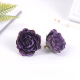 20PCS Artificial Flower Head DIY Accessories 4.5CM Flower Tea Rose