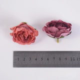 20PCS Artificial Flower Head DIY Accessories 4.5CM Flower Tea Rose