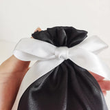 20PCS Satin Gift Bag Jewelry Packaging Silk Drawstring Pouch in Various Colors