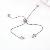 Brass Star Rhinestone Adjustable Bracelet Chain for DIY Jewelry Making