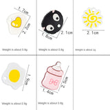 20PCS English Letter Milk Bottle Key Chain DIY Jewelry Making