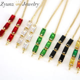 20PCS Charm Zircon Chain DIY Bracelet Copper Findings
