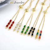 20PCS Charm Zircon Chain DIY Bracelet Copper Findings