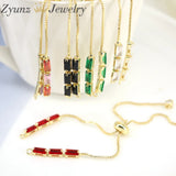 20PCS Charm Zircon Chain DIY Bracelet Copper Findings