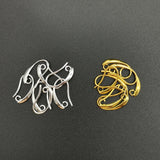 20PCS Copper Ear Hooks Smooth Round Clasps For Earrings Making