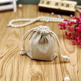 20PCS Cotton Linen Gift Bag Drawstring Pouch Makeup Party Bead Wrappling Sack