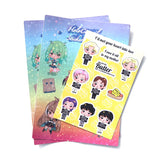20PCS Waterproof Cartoon Anime Vinyl Stickers Book Decoration