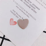 20PCS Colorful Acrylic Heart Patch for DIY Hairpin Earrings