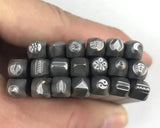 20PCS Jewelry Stamp Steel Punch Tool for Beading & Jewellery Making Metal Stamps