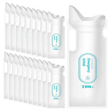 20PCS Disposable Urine Bags, 700ML for Travel Camping Emergency