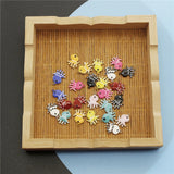 20PCS Enamelled Octopus Charms for Jewelry Making