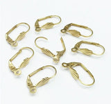20PCS 316L Stainless Steel Earring Hooks Leverback Earwire Findings