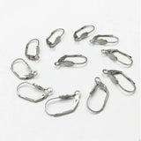 20PCS 316L Stainless Steel Earring Hooks Leverback Earwire Findings
