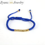 Copper Beads Rope Thread String Bracelets Women Men Jewelry