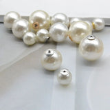 20PCS Round Shape Pearl Earring Backs 8-14mm - Jewelry Making Accessories
