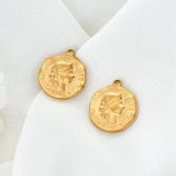 20PCs Elizabeth Charms Pendant for DIY Necklace Copper Plated